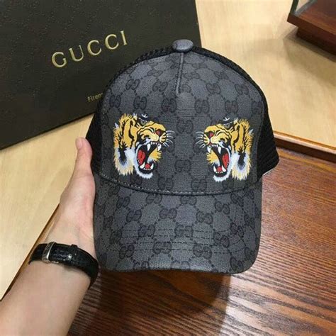 casquette gucci lion|gucci casquettes homme.